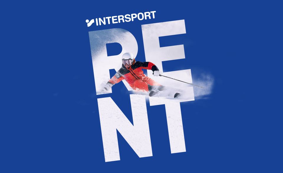 INTERSPORT Rent logo with skier